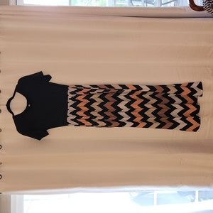 Chevron Maxi Dress